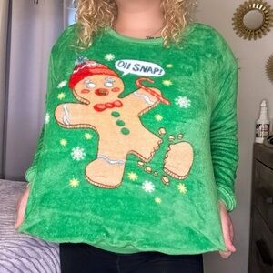 Fifth Sun Vibrant Green Sweater